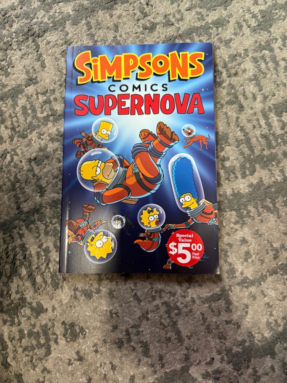 Simpsons Comics Supernova - Blue Comic Book